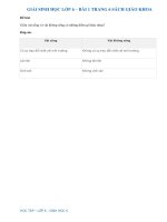 Câu 1 trang 6 SGK Sinh Học 6 | Giải bài tập Sinh học lớp 6 trang 6 | Soạn Sinh 6