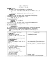 Tải Giáo án Tiếng Anh lớp 8 Unit 4: Our past - Lesson 3 - Giáo án điện tử môn Tiếng Anh lớp 8