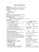 Tải Giáo án Tiếng Anh lớp 10 Unit 2: School talks - Lesson 5 - Giáo án điện tử môn Tiếng Anh lớp 10