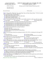 Đề thi thử môn Sử có đáp án trường THPT Yen Lac - Vinh Phuc lan 3 - 2019 - [dethi.exam24h.com]