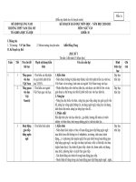 Kế hoạch giáo dục môn Ngữ văn