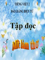 bài Tập đọc - Mít làm thơ | Ngữ văn, Lớp 2 - Ôn Luyện