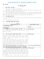 Giáo án Tiếng Việt lớp 1 sách Cánh Diều cả năm file word