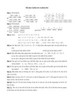 Toán 6 Đại số Bài tập về phép trừ và phép chia