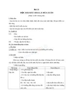 Giáo án Âm nhạc 2 bài 21 Học hát Hoa lá mùa xuân | Âm nhạc, Lớp 2 - Ôn Luyện