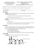 Đề thi HSG Hóa học 10 năm 2018 – 2019 trường Thuận Thành 2 – Bắc Ninh - THI247.com