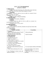 Tải Giáo án Tiếng Anh lớp 8 Unit 7: My neighborhood - Lesson 4 - Giáo án điện tử môn Tiếng Anh lớp 8