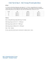 Bài 3 trang 54 SGK Vật lí lớp 6 | Giải bài tập SGK Lí 6