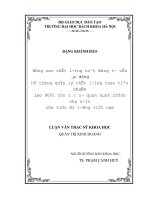 Nâng cao chất lượng hoạt động tư vấn áp dụng hệ thống quản lý chất lượng theo tiêu chuẩn iso 9001 cho các cơ quan hành chính nhà nước của viện đo lường việt nam 