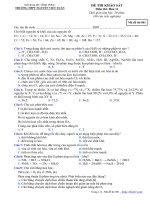 Đề khảo sát Hóa học 11 đầu năm 2019 - 2020 trường Nguyễn Viết Xuân - Vĩnh Phúc - THI247.com