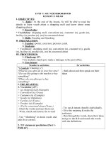 Tải Giáo án Tiếng Anh lớp 8 Unit 7: My neighborhood - Lesson 3 - Giáo án điện tử môn Tiếng Anh lớp 8