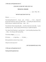 Mẫu công văn đề nghị thanh toán