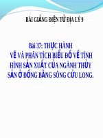 Bài giảng Địa lý 9 bài 37 Thực hành Vẽ và phân tích biểu đồ về tình hình sản xuất của ngành thuỷ sản ở đồng bằng sông Cửu Long | Lớp 9, Địa lý - Ôn Luyện