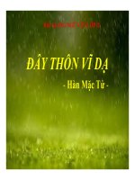 bài Đây thôn Vĩ Dạ - Hàn Mặc Tử | Lớp 11, Ngữ văn - Ôn Luyện