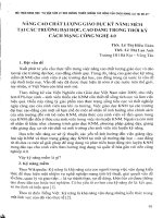 Nâng cao chất lượng giáo dục kỹ năng mềm tại các trường đại học, cao đẳng trong thời kỳ cách mạng công nghệ 4.0