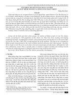 SÂN KHẤU DÙ KÊ Ở VÙNG ĐẤT CẦN THƠ LỊCH SỬ HÌNH THÀNH VÀ TIỀM NĂNG PHÁT TRIỂN