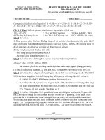 Đề thi học kì 2 Hóa học 10 năm 2018 – 2019 trường Đoàn Thượng – Hải Dương - THI247.com