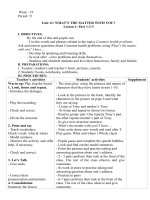 Giáo án Tiếng Anh lớp 5, Học kỳ II - Trường TH & THCS Phong Đông