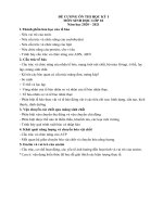 HƯỚNG DẪN ÔN TẬP KIỂM TRA HỌC KỲ I KHỐI 10 - NĂM HỌC ...