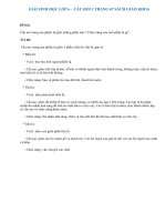 Câu 1 trang 67 SGK Sinh 6 | Câu 1 SGK trang 67 Sinh học 6 | Soạn Sinh 6