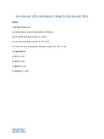 Bài 6 trang 26 SGK Hóa 8 | Giải hóa 6 bài 6 trang 26 sách giáo khoa | Giải hóa 8