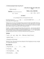 Tờ trình xin kinh phí tổ chức Trung Thu 2021