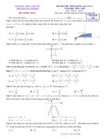 Đề thi thử môn Toán 2019 có đáp án trường THPT Chuyen Nguyen Tat Thanh - Yen Bai lan 1 - [blogtoanhoc.com]