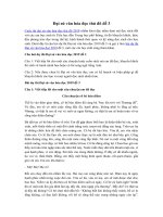 Bài dự thi Đại sứ văn hóa đọc thủ đô 2020 đề 3