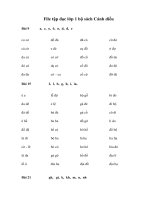 File tập đọc lớp 1 bộ Cánh Diều