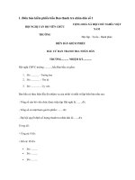 Biên bản kiểm phiếu bầu Ban thanh tra nhân dân