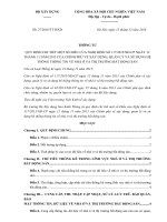 TT-BXD về xây dựng, quản lý, sử dụng hệ thống thông tin nhà ở và thị trường bất động sản