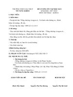 ĐỀ CƯƠNG ÔN TẬP HỌC KÌ I MÔN ÂM NHẠC - KHỐI 6