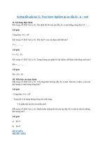 Hướng dẫn giải bài 11: Thực hành: Nghiệm lại lực đẩy Ác - si - mét