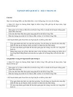 Giải Bài 1 trang 45 Tập bản đồ Lịch sử 6 | Đáp án câu 1 tr 45 TBĐ Lịch sử lớp 6