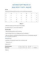 Giải bài tập 9 trang 12 sách giáo khoa Toán 7 tập 2 - Đại số