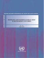 Bài đọc 21.3. Domestic and External Public Debt in Developing Countries (Chỉ có bản tiếng Anh)