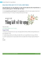 Hướng dẫn soạn bài tổng kết về từ vựng (tiếp theo) | Soạn văn 9