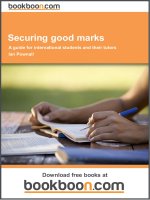 Securing good marks: A guide for international students and their tutors - eBooks and textbooks from bookboon.com