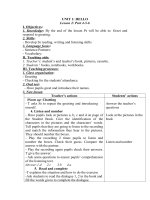 Tải Giáo án Tiếng Anh lớp 3 Unit 1: Hello - Lesson 3 - Giáo án điện tử môn Tiếng Anh lớp 3