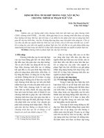 Định hướng tích hợp trong việc xây dựng chương trình sư phạm Ngữ văn