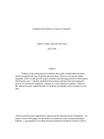 Bài đọc thêm 8.2. Inequality and Growth in a Panel of Countries (Chỉ có bản tiếng Anh)