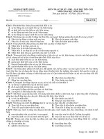 Đề thi học kì 1 môn GDCD 10 năm 2020-2021 có đáp án - Trường THPT chuyên Huỳnh Mẫn Đạt