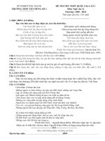 Đề thi thử THPT Quốc gia năm 2021 môn Ngữ văn có đáp án - Trường THPT Yên Dũng số 2 (Lần 1)