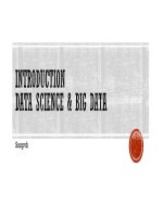 Bài giảng 15. Giới thiệu về khoa học dữ liệu và Dữ liệu lớn