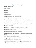 Tải Unit 2 lớp 7: Getting started - Soạn Anh 7 trang 16 Unit 2 Tiếng Anh 7 mới