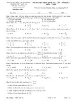 Đề thi thử THPT Quốc gia 2017 môn Toán trường Kiến An – Hải Phòng