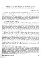 Phong trào đấu tranh đòi quyền tự do và bình đẳng của người nô lệ da đen ở Mỹ.