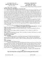 Đề thi học kì 1 môn Ngữ văn 11 năm 2020-2021 có đáp án - Trường THPT Ngô Gia Tự