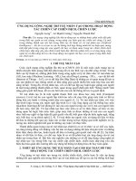 Ứng dụng công nghệ trí tuệ nhân tạo trong hoạt động tác chiến cấp chiến dịch, chiến lược