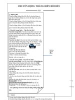 Chuyển động thẳng biến đổi đều - File word, lời giải - đáp án chi tiết